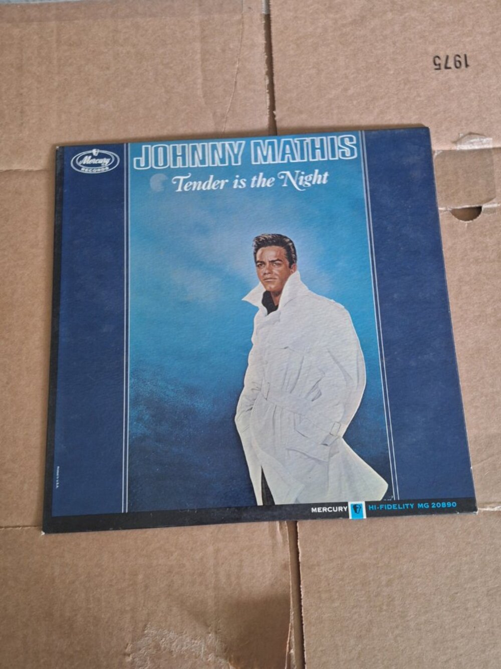 Johnny Mathis tender is the night lp record